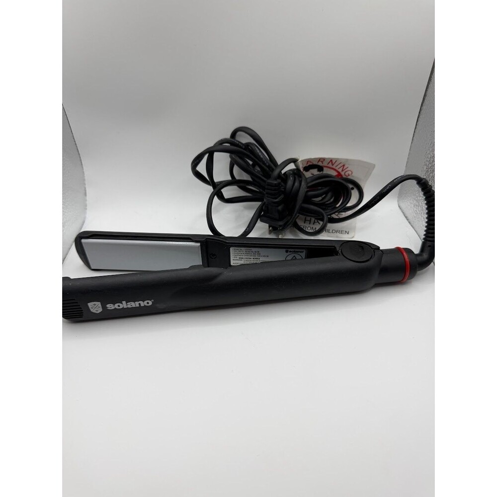 Solano SleekHeat 450 Flat Iron 1.25" Ceramic Hair Straightener 1757631
